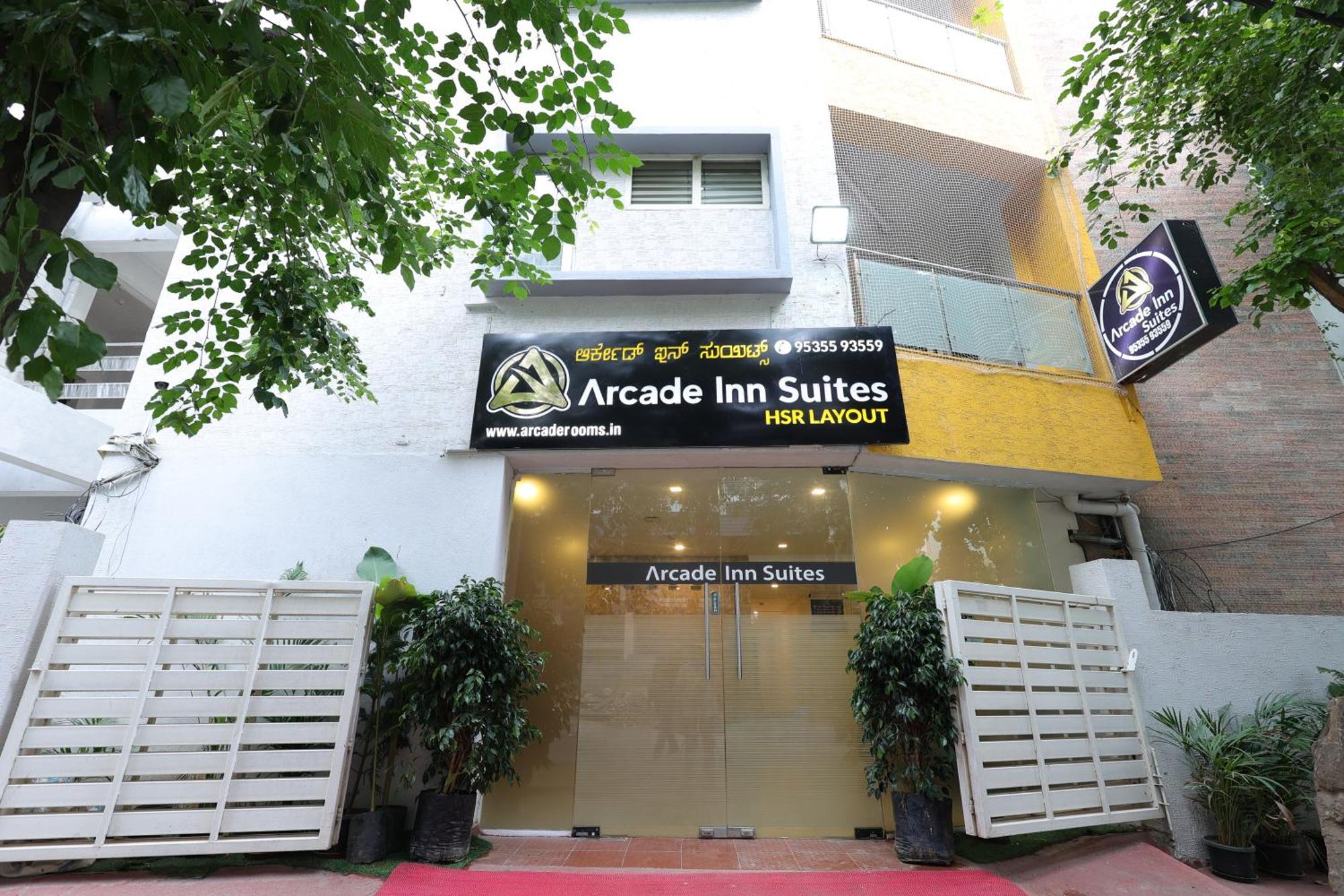 Arcade Inn Suites Bangalore Exterior foto
