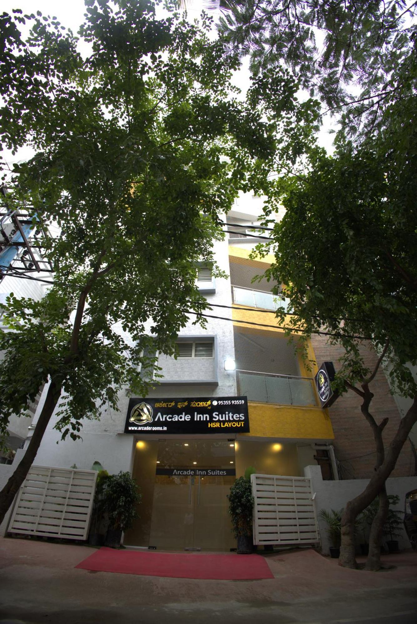 Arcade Inn Suites Bangalore Exterior foto